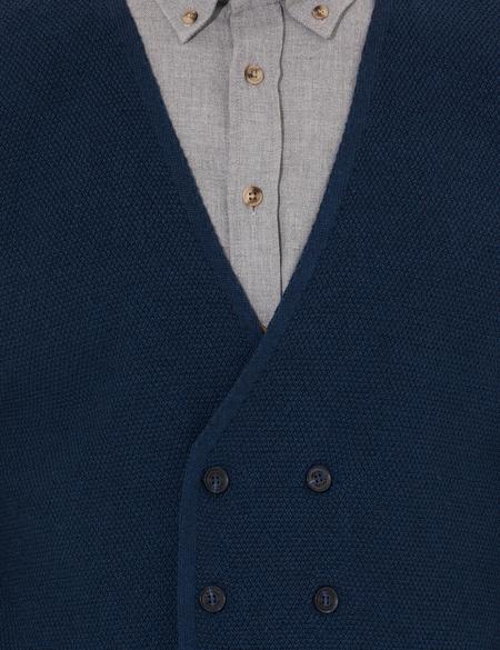 Lacivert Triko Yelek - 50263176013