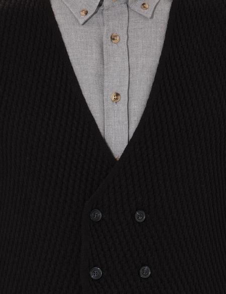 Siyah Triko Yelek - 50265360001