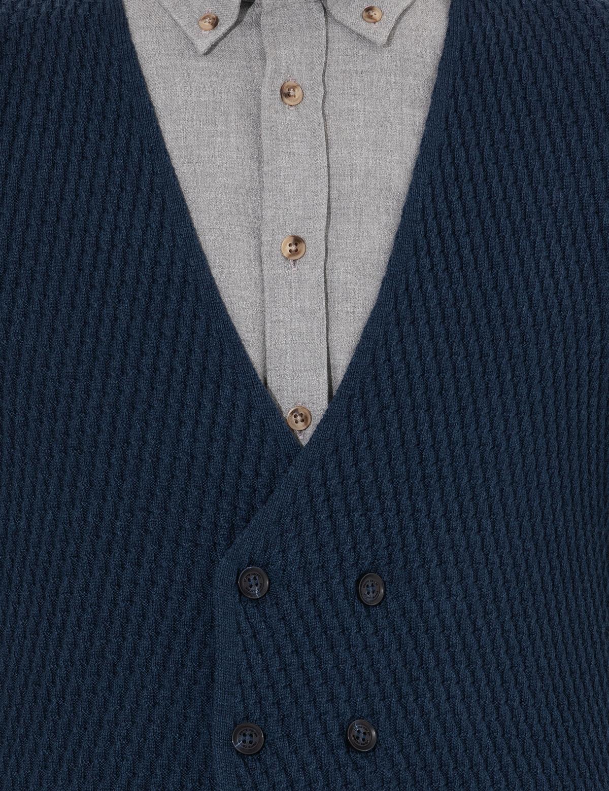 Lacivert Triko Yelek - 50265360011