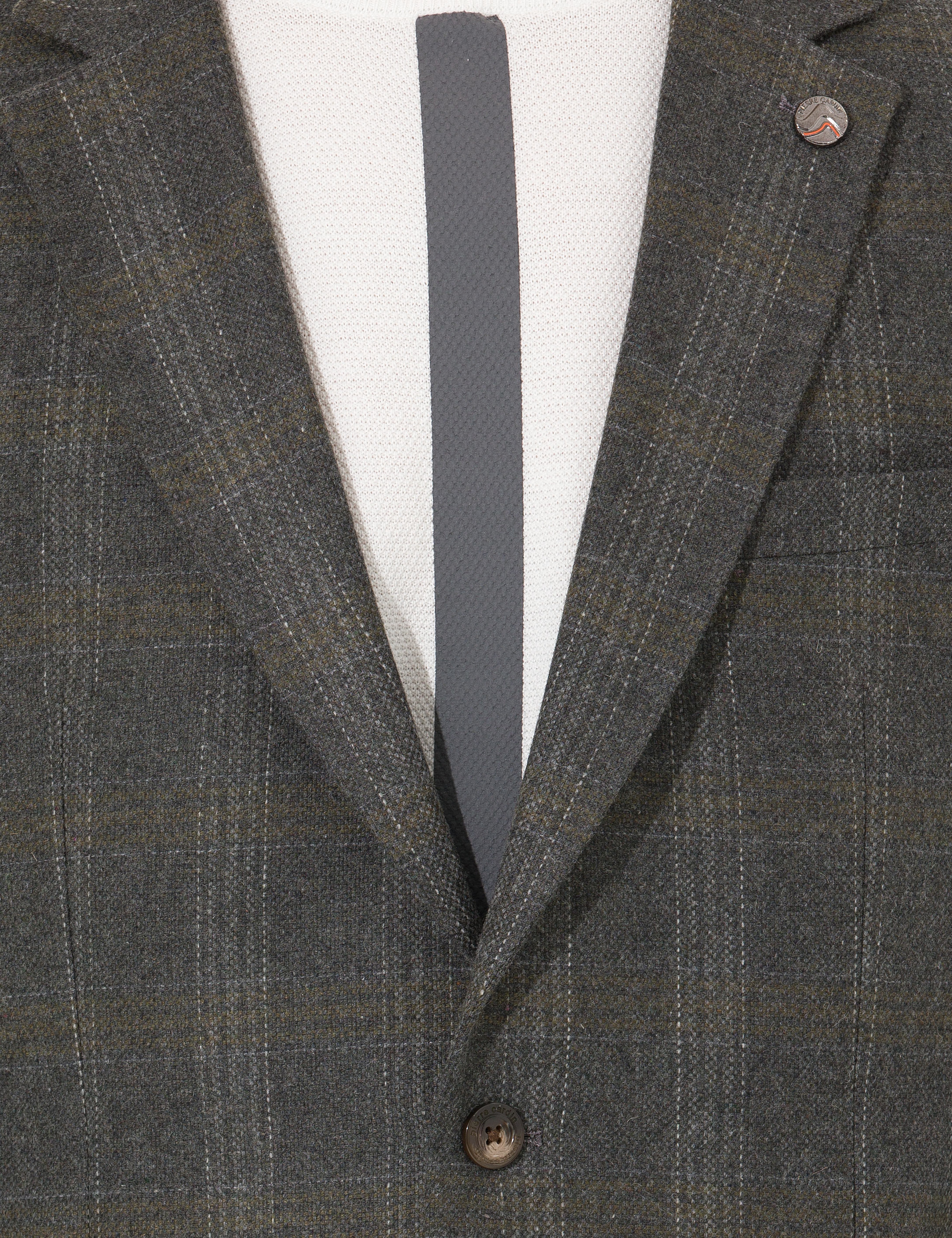 Yeşil Yün Karışımlı Ex. Slim Fit Ceket - Image 6