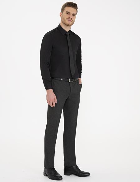 Siyah Slim Fit Kumaş Pantolon - 50230031044
