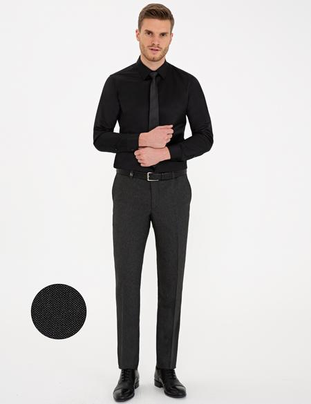 Siyah Slim Fit Kumaş Pantolon - 50230031044