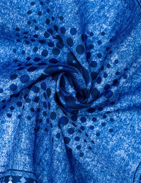 Mavi Desenli Mendil - 50268294002