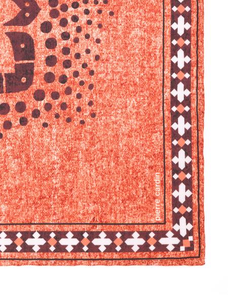 Turuncu Desenli Mendil - 50268294003