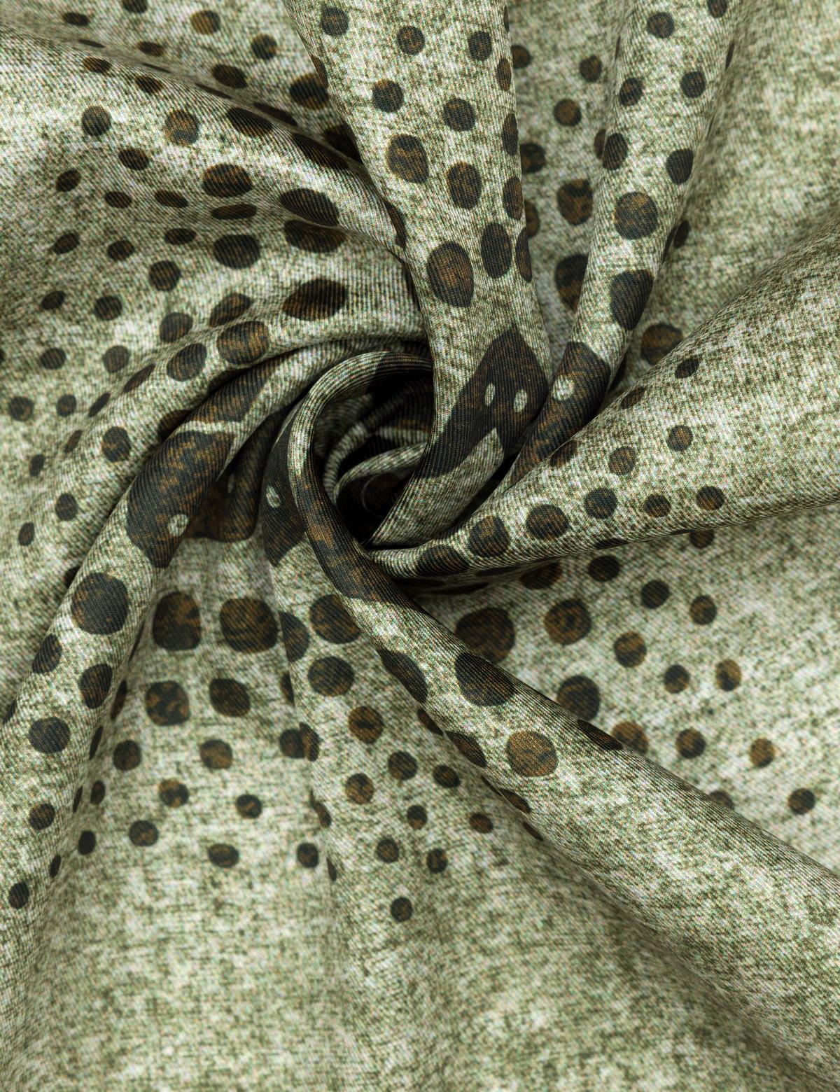 Yeşil Desenli Mendil - 50268294005