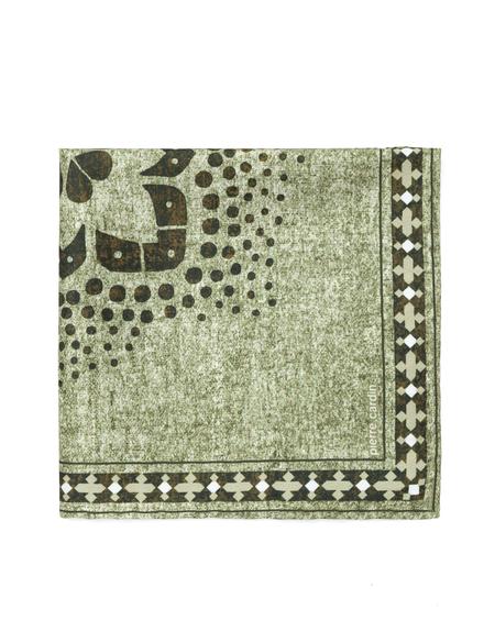 Yeşil Desenli Mendil - 50268294005