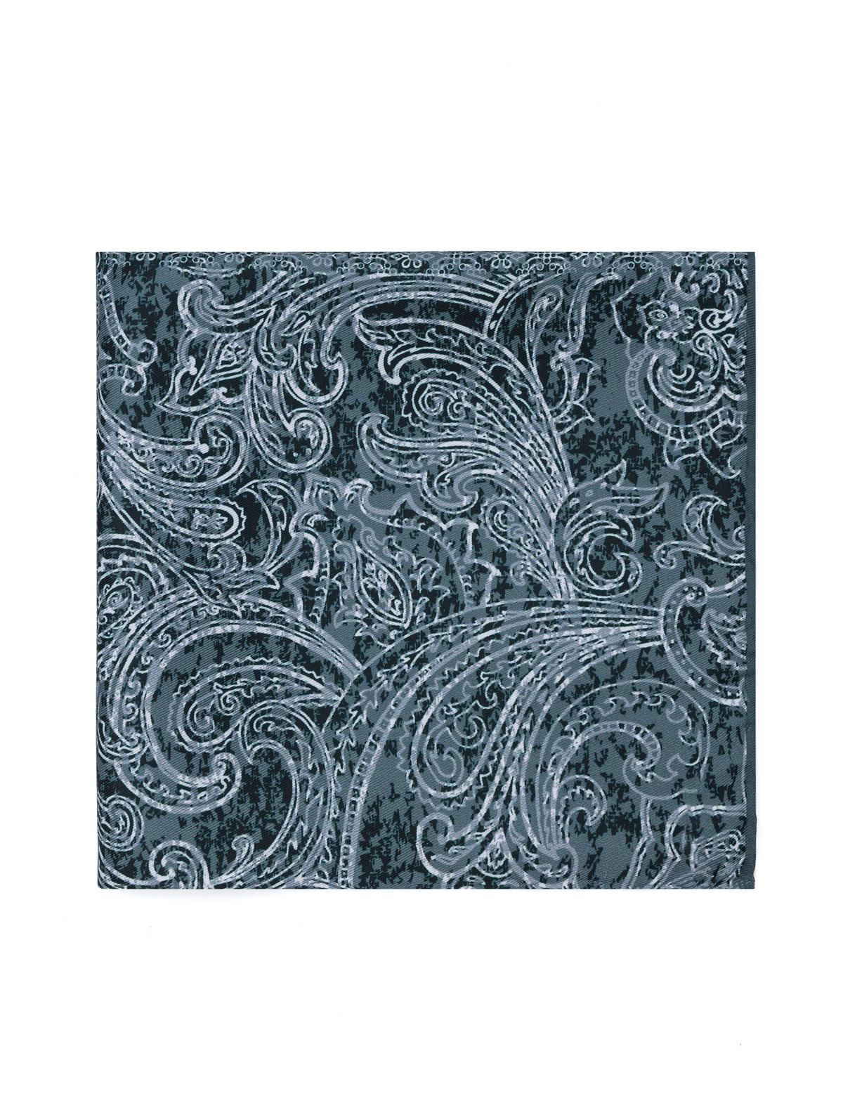 Siyah Desenli Mendil - 50268397001