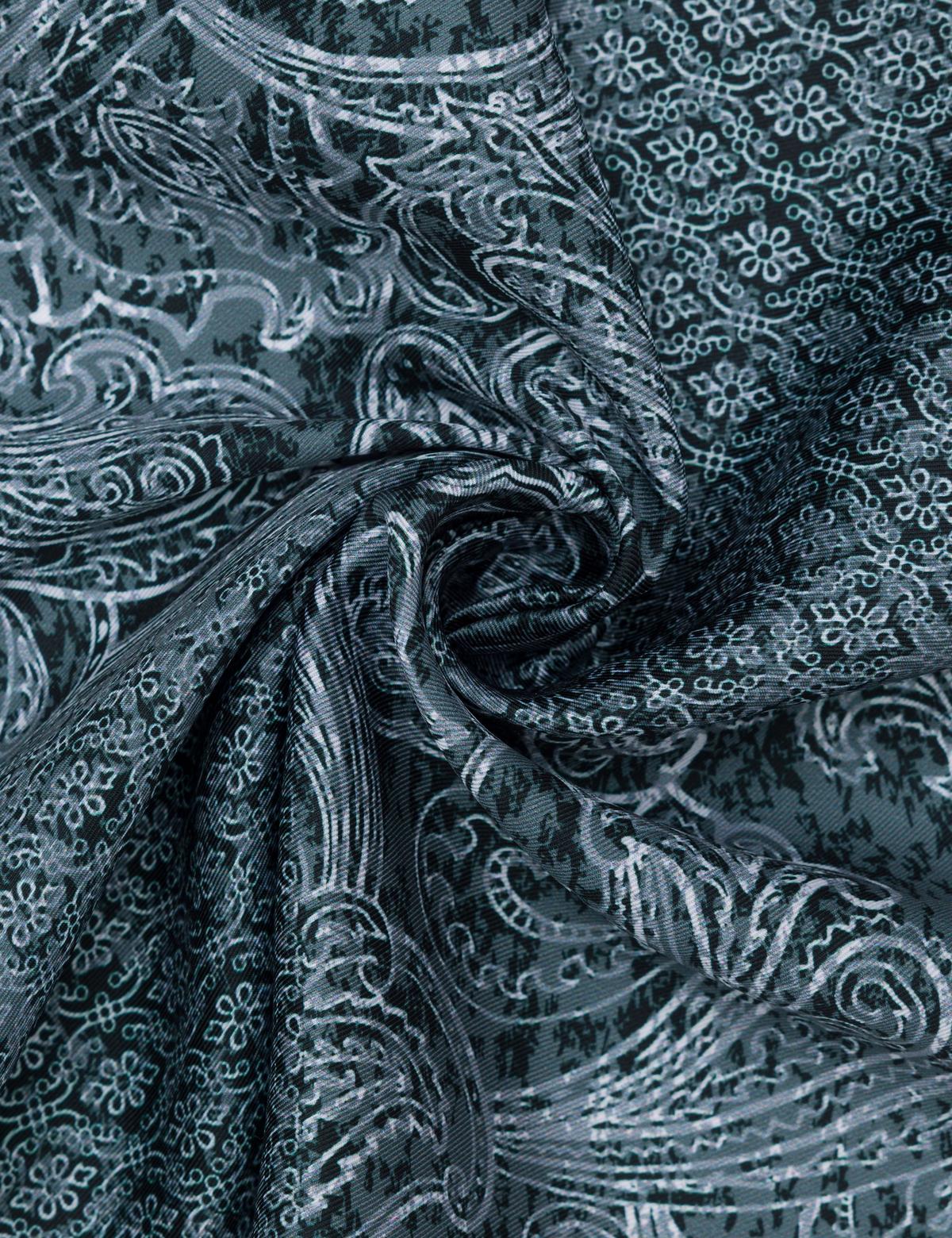 Siyah Desenli Mendil - 50268397001