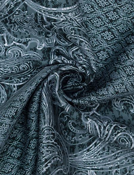 Siyah Desenli Mendil - 50268397001