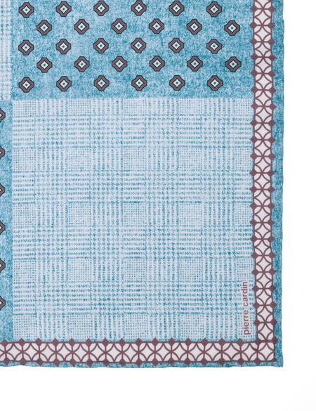 Turkuaz Desenli Mendil - 50268416003