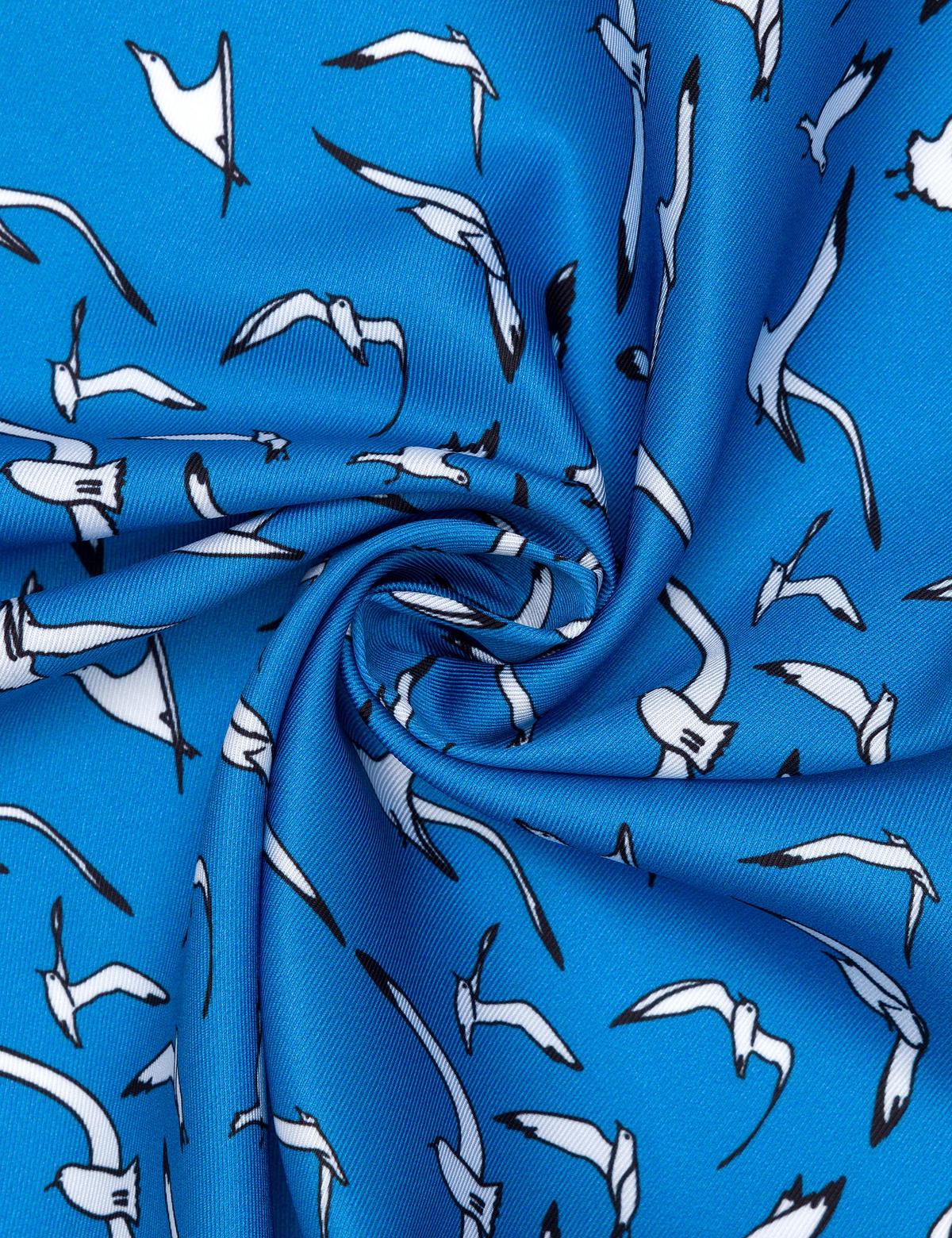 Mavi Desenli Mendil - 50270246001