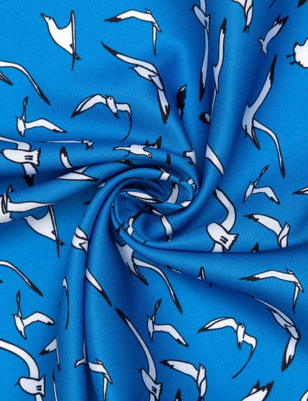 Mavi Desenli Mendil - 50270246001