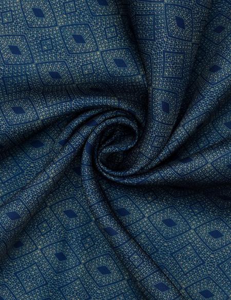 Lacivert Desenli Mendil - 50270254001