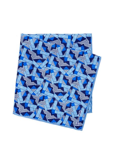 Mavi Desenli Mendil - 50270251002