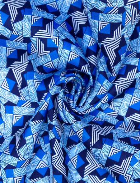 Mavi Desenli Mendil - 50270251002