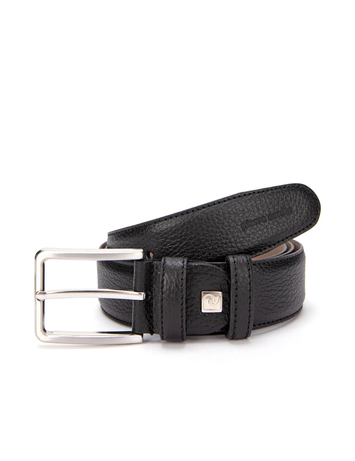 Siyah Kemer & Cüzdan Set - 50267789007