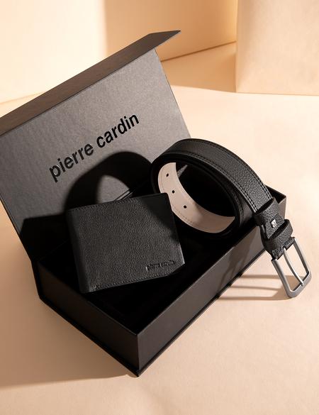 Siyah 2'li Kemer Cüzdan Set - 50267801003