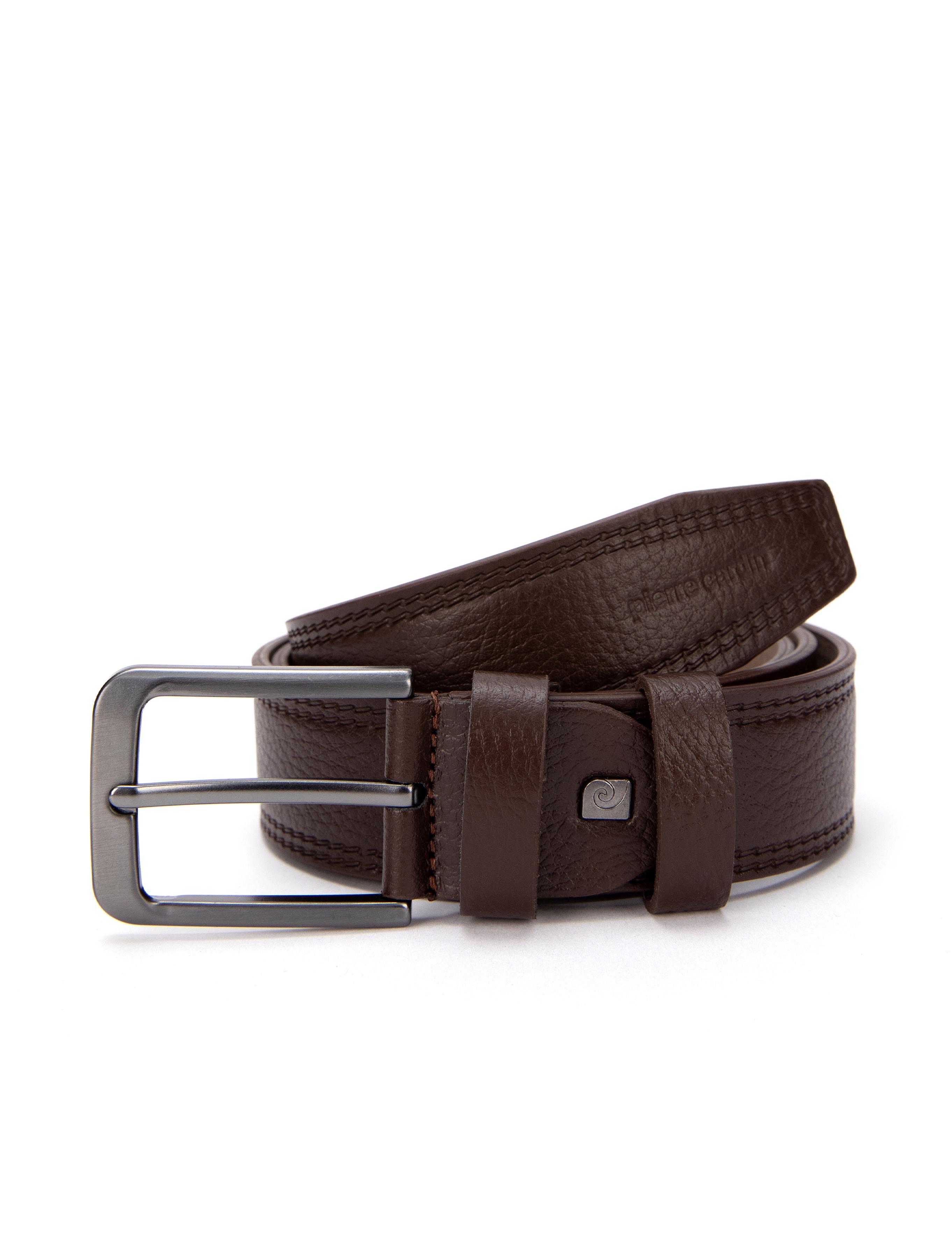 Kahverengi 2'li Kemer Cüzdan Set