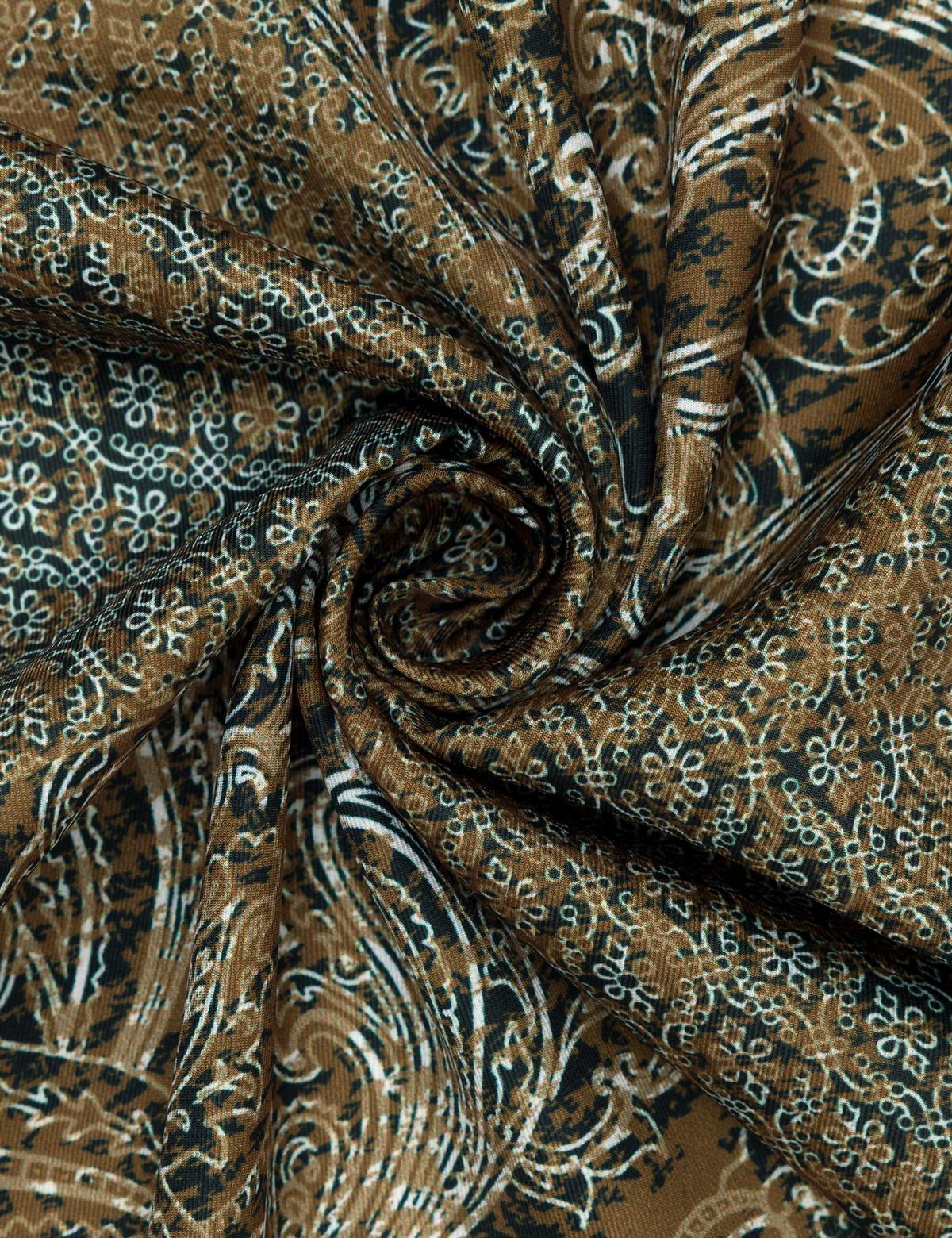 Kahverengi Desenli Mendil - 50268397004