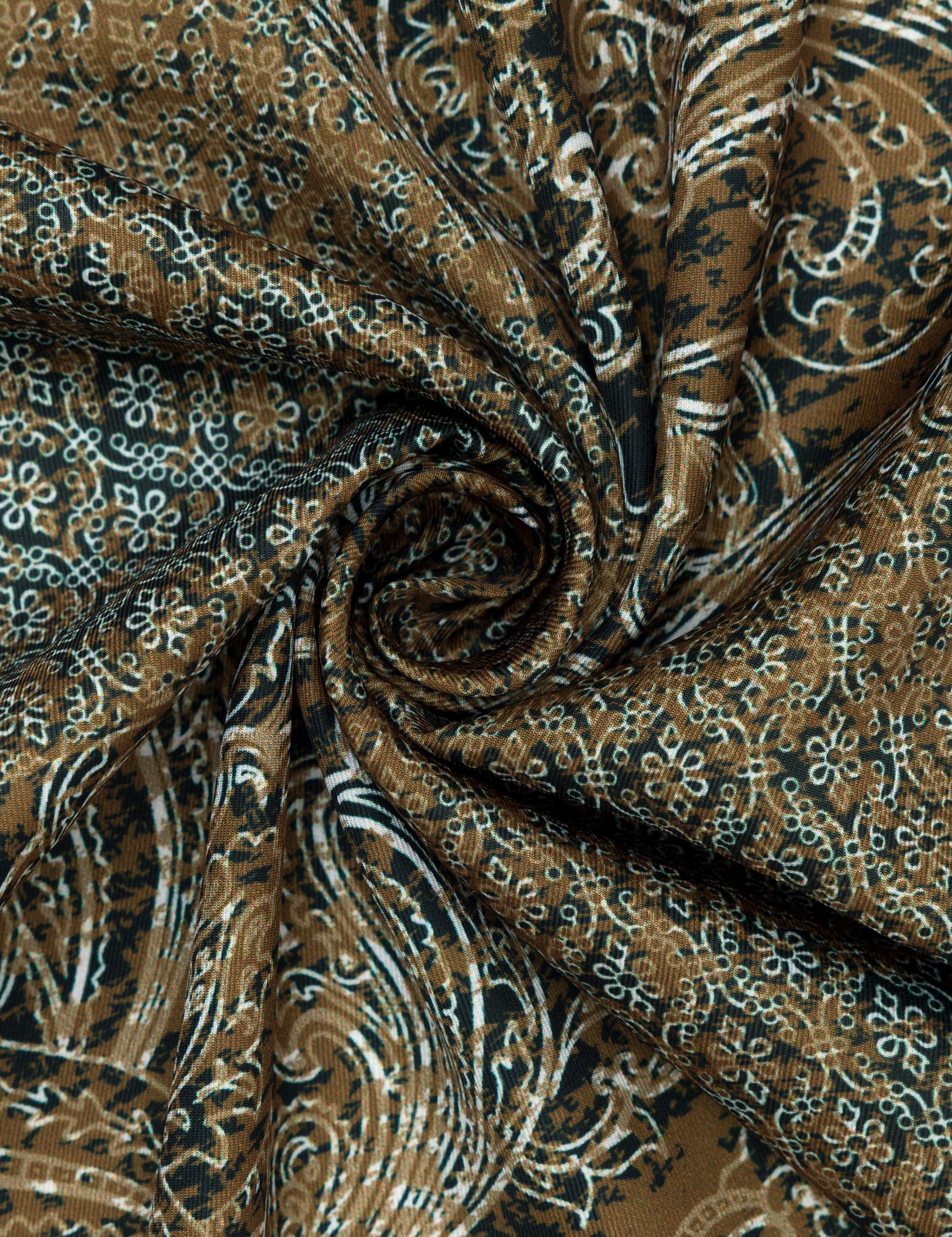 Kahverengi Desenli Mendil