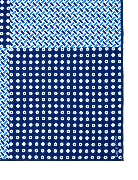 Mavi Desenli Mendil - 50268400003