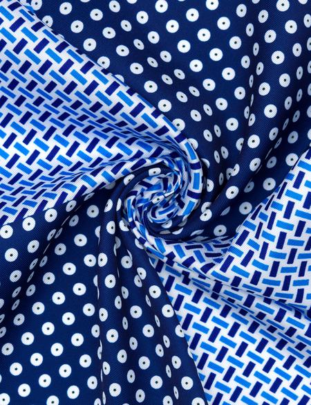 Mavi Desenli Mendil - 50268400003