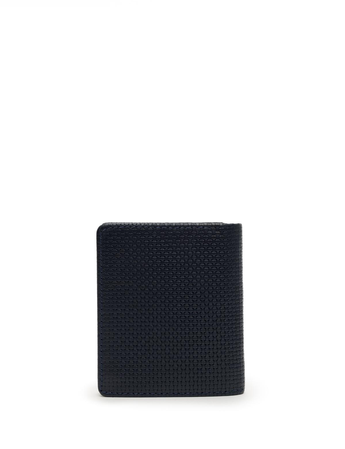 Erkek Lacivert Deri Cüzdan - 50268531002