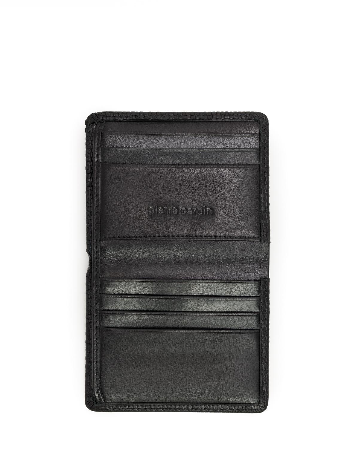 Erkek Siyah Deri Cüzdan - 50268531003
