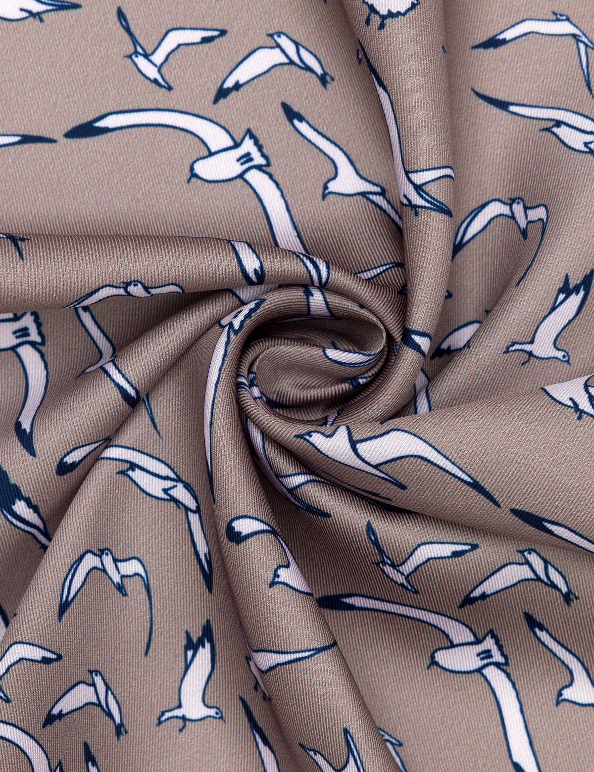 Kahverengi Desenli Mendil - 50270246002