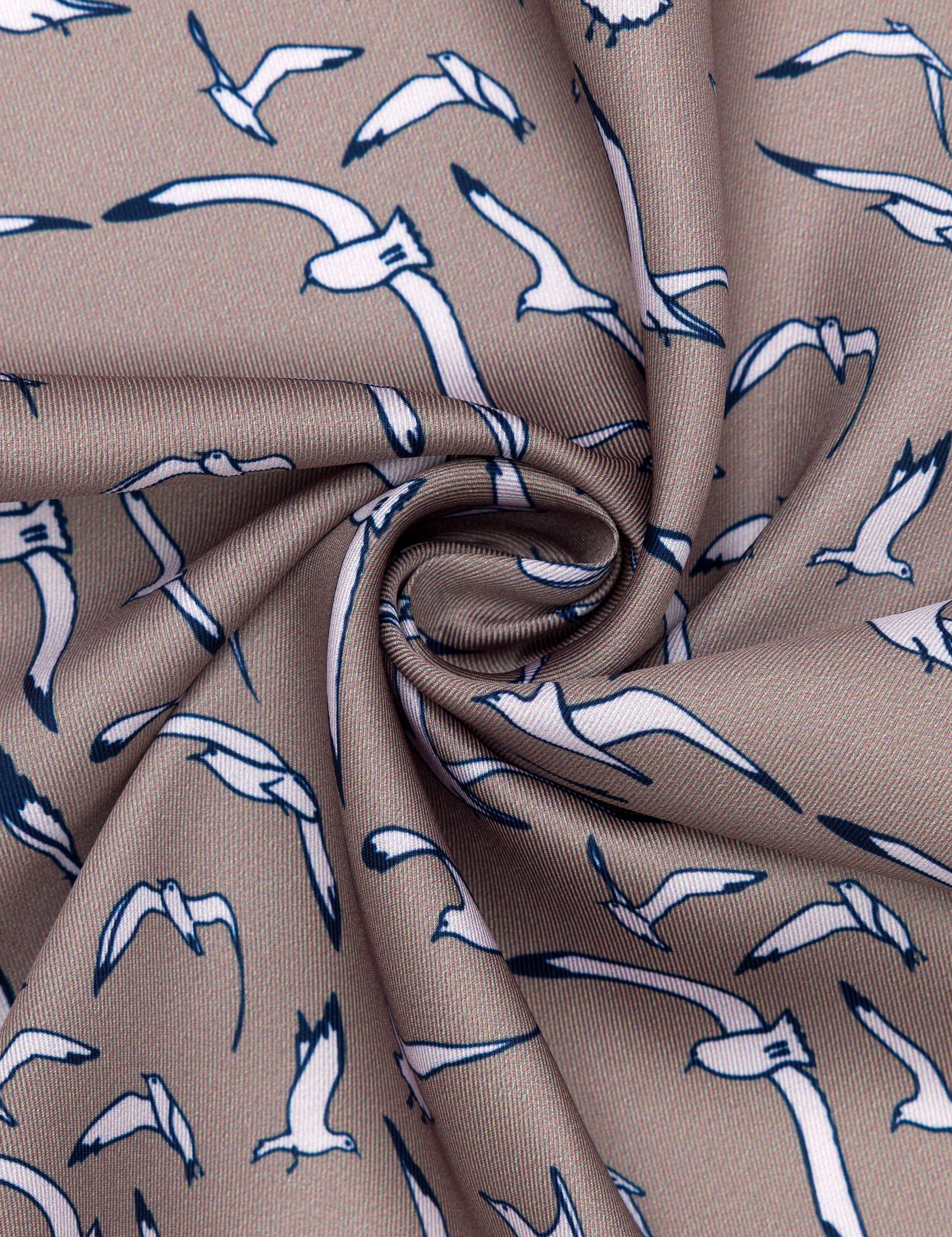 Kahverengi Desenli Mendil