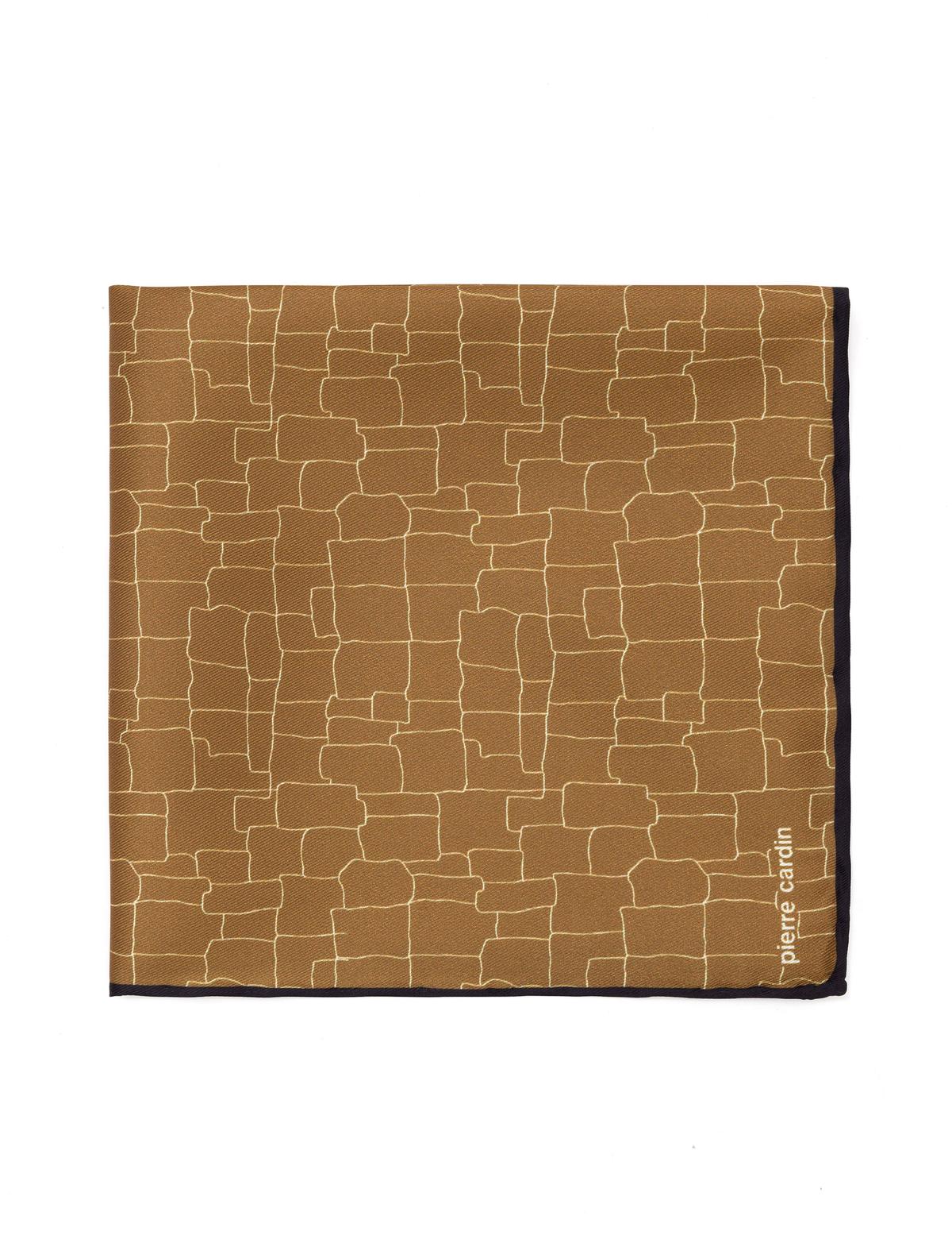 Kahverengi Desenli Mendil - 50270249001