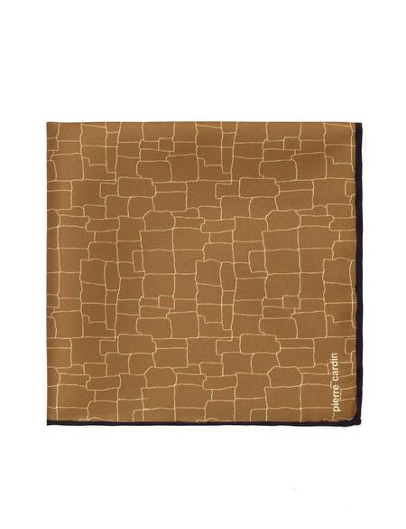 Kahverengi Desenli Mendil - 50270249001