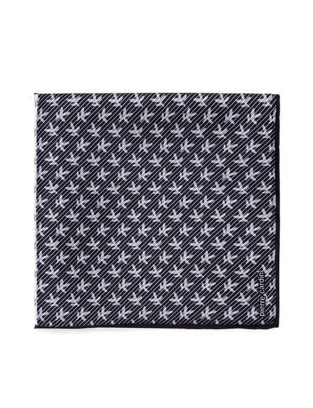 Siyah Desenli Mendil - 50270255001