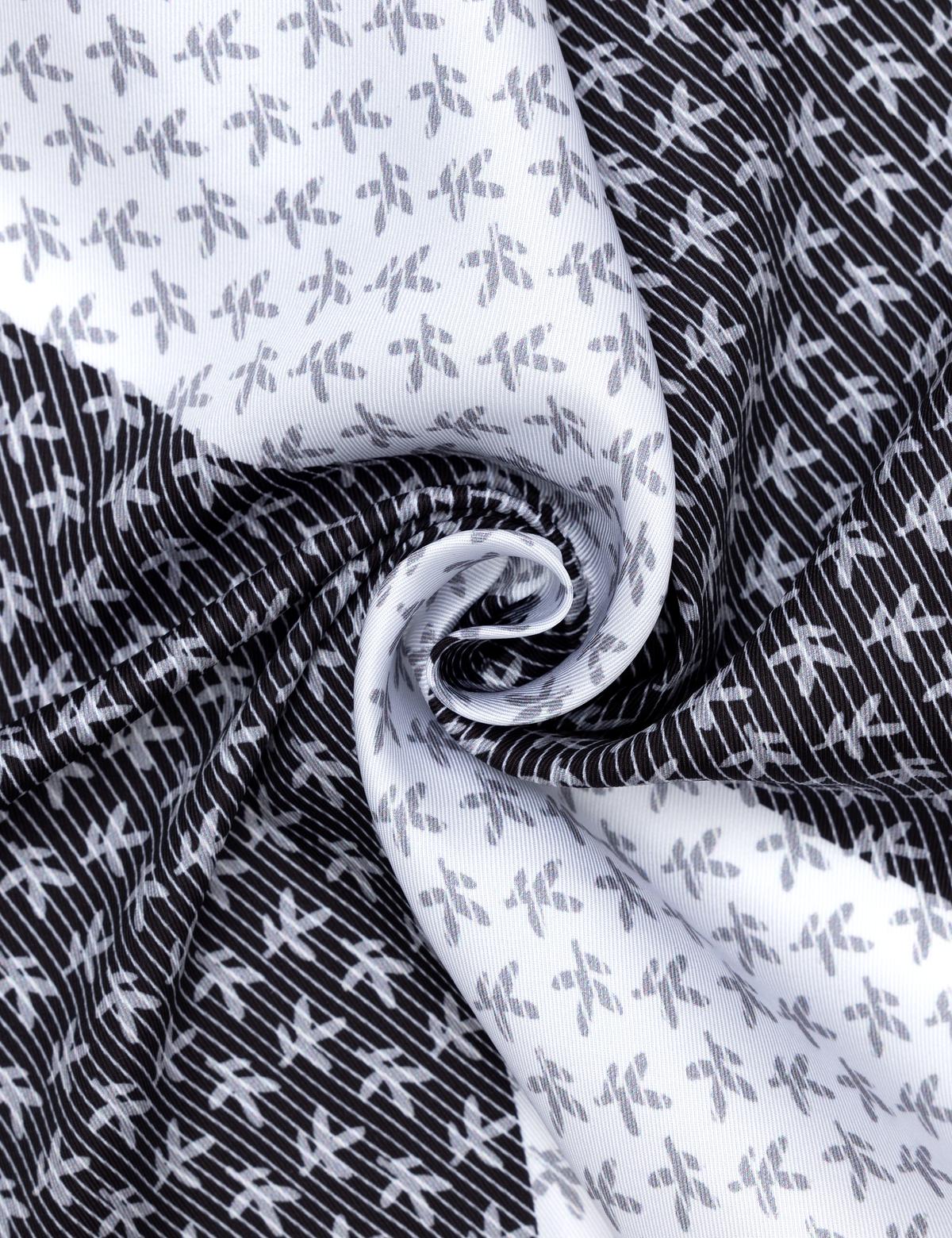 Siyah Desenli Mendil - 50270255001