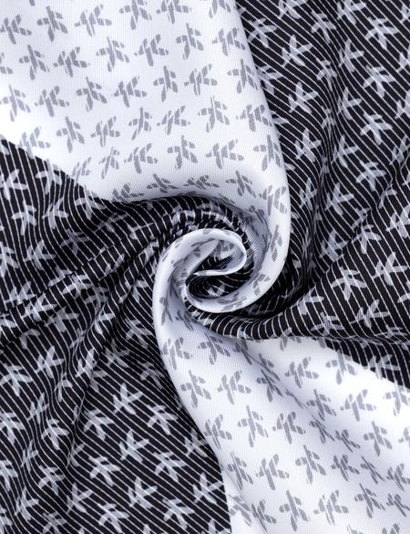 Siyah Desenli Mendil - 50270255001