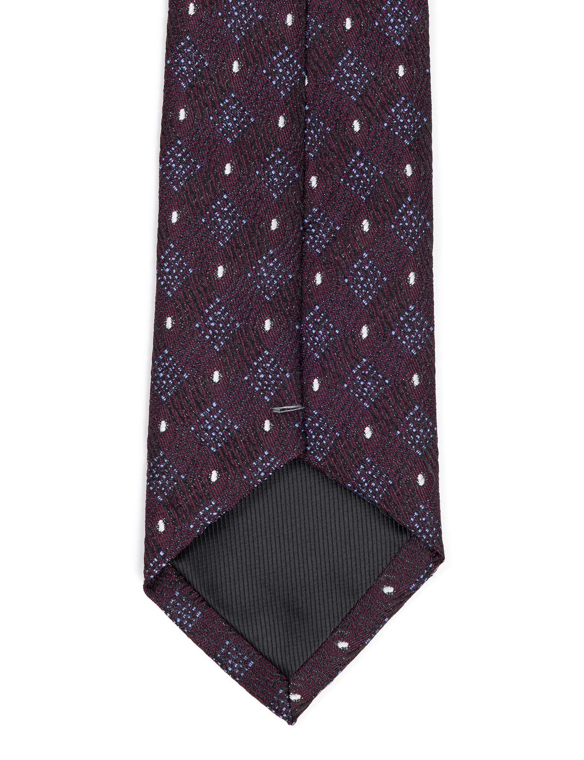 Mor 3'lü Kravat-Mendil-Kravat İğnesi Set - 50270899003