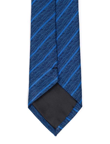 Mavi 3'lü Kravat-Mendil-Kravat İğnesi Set - 50270915002