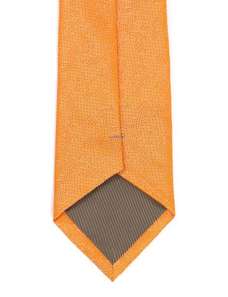 Turuncu 3'lü Kravat-Mendil-Kravat İğnesi Set - 50270930002