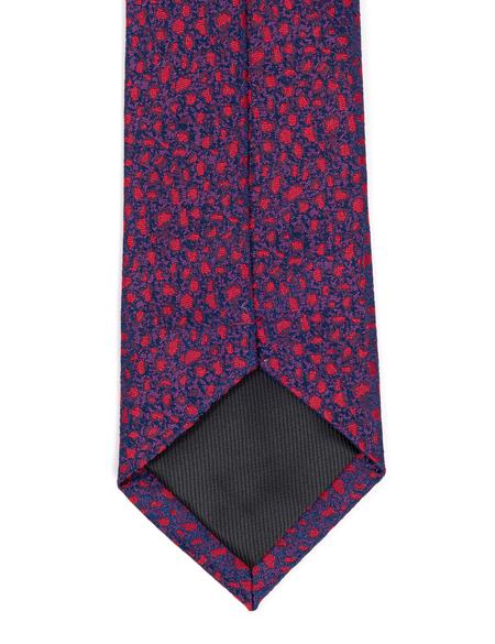 Mor 3'lü Kravat Mendil Set - 50270931002