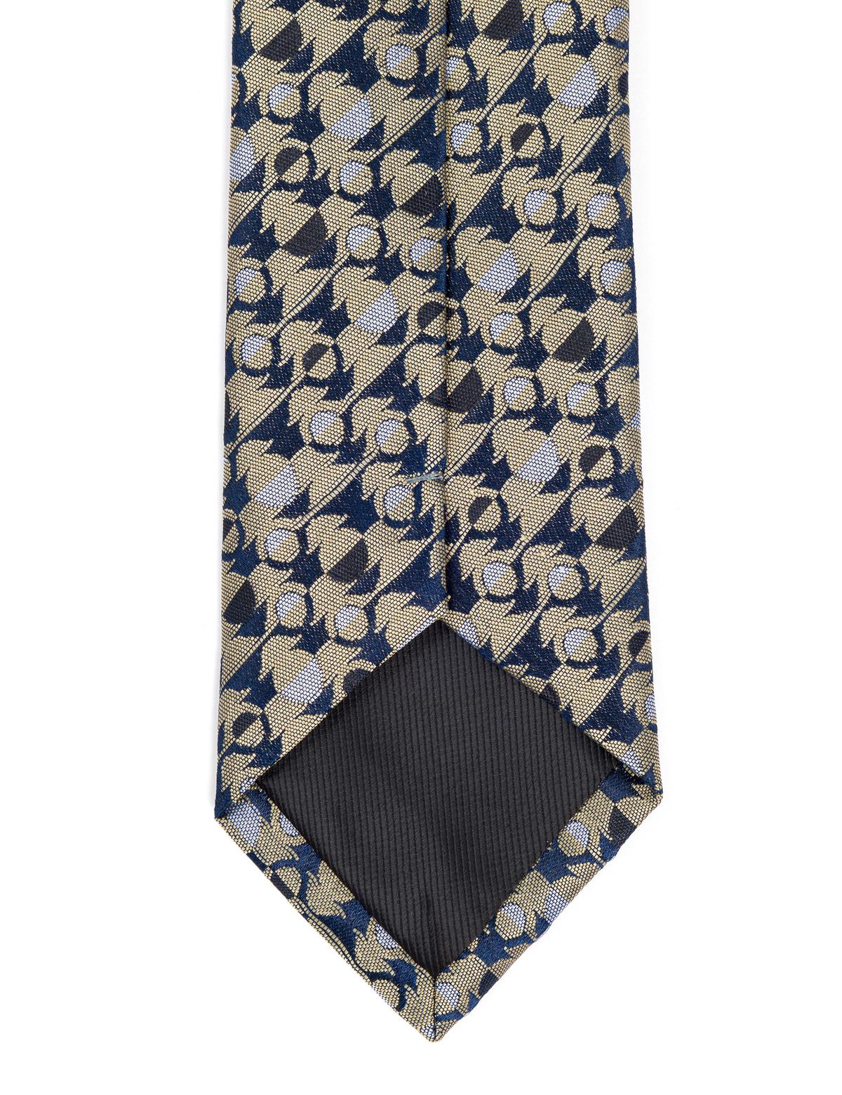 Bej 3'lü Kravat Mendil Set - 50270937004