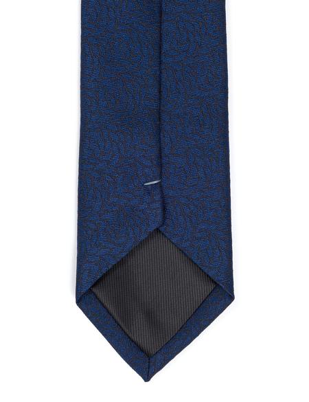 Lacivert 3'lü Kravat Mendil Set - 50270938002