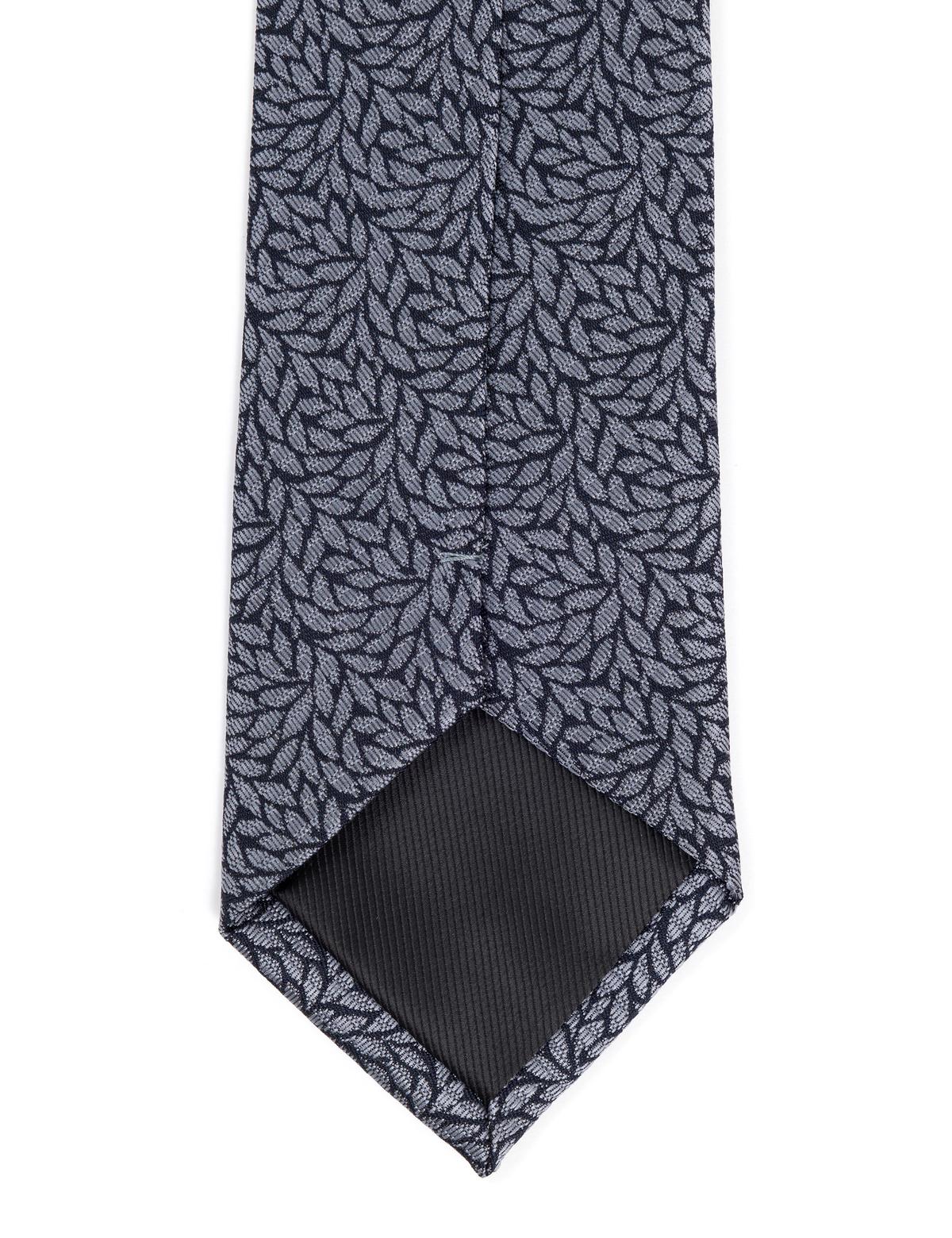 Gri 3'lü Kravat Mendil Set - 50270938001