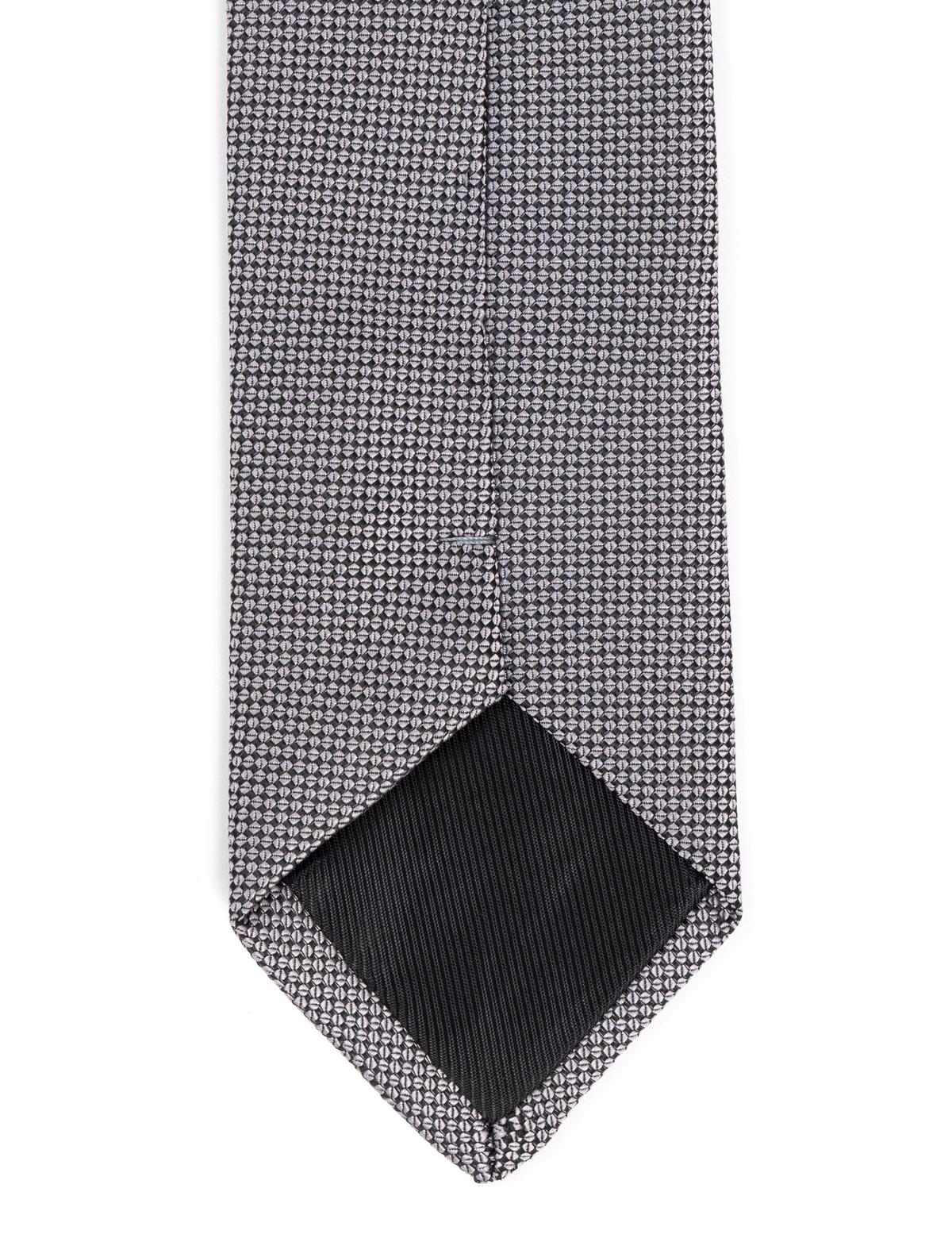 Gri 3'lü Kravat Mendil Set - 50272351001