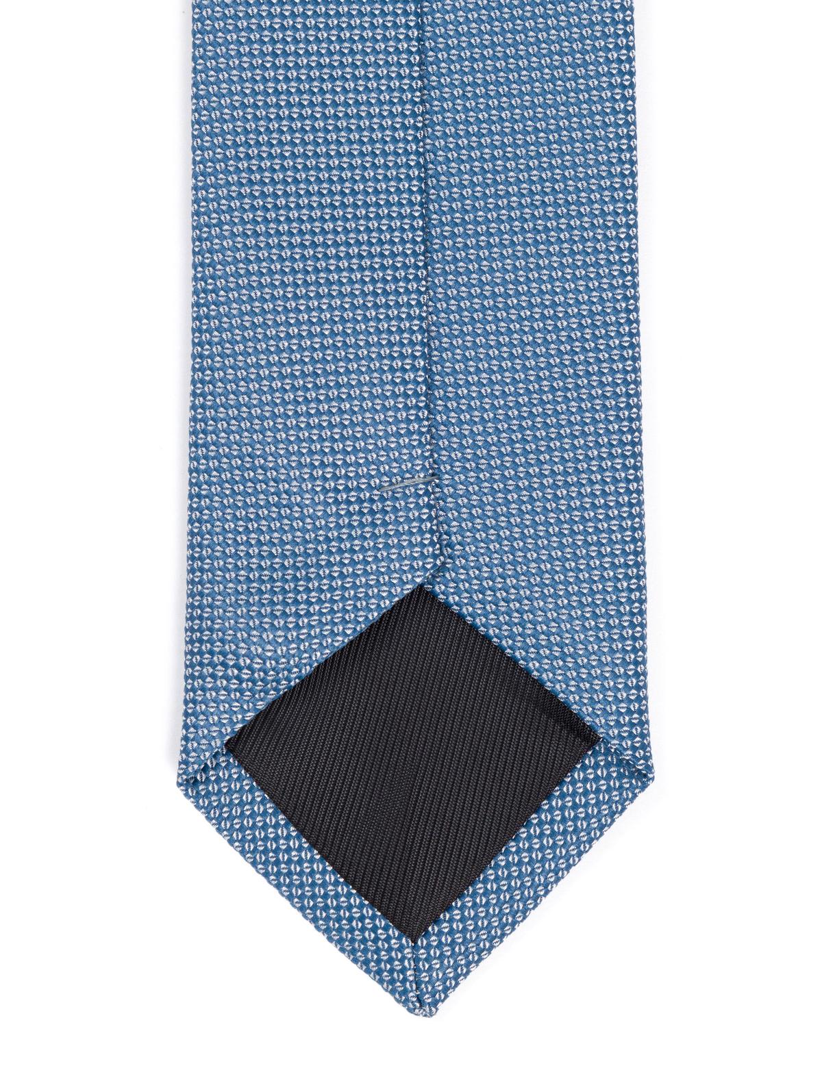 Mavi 3'lü Kravat Mendil Set - 50272351002