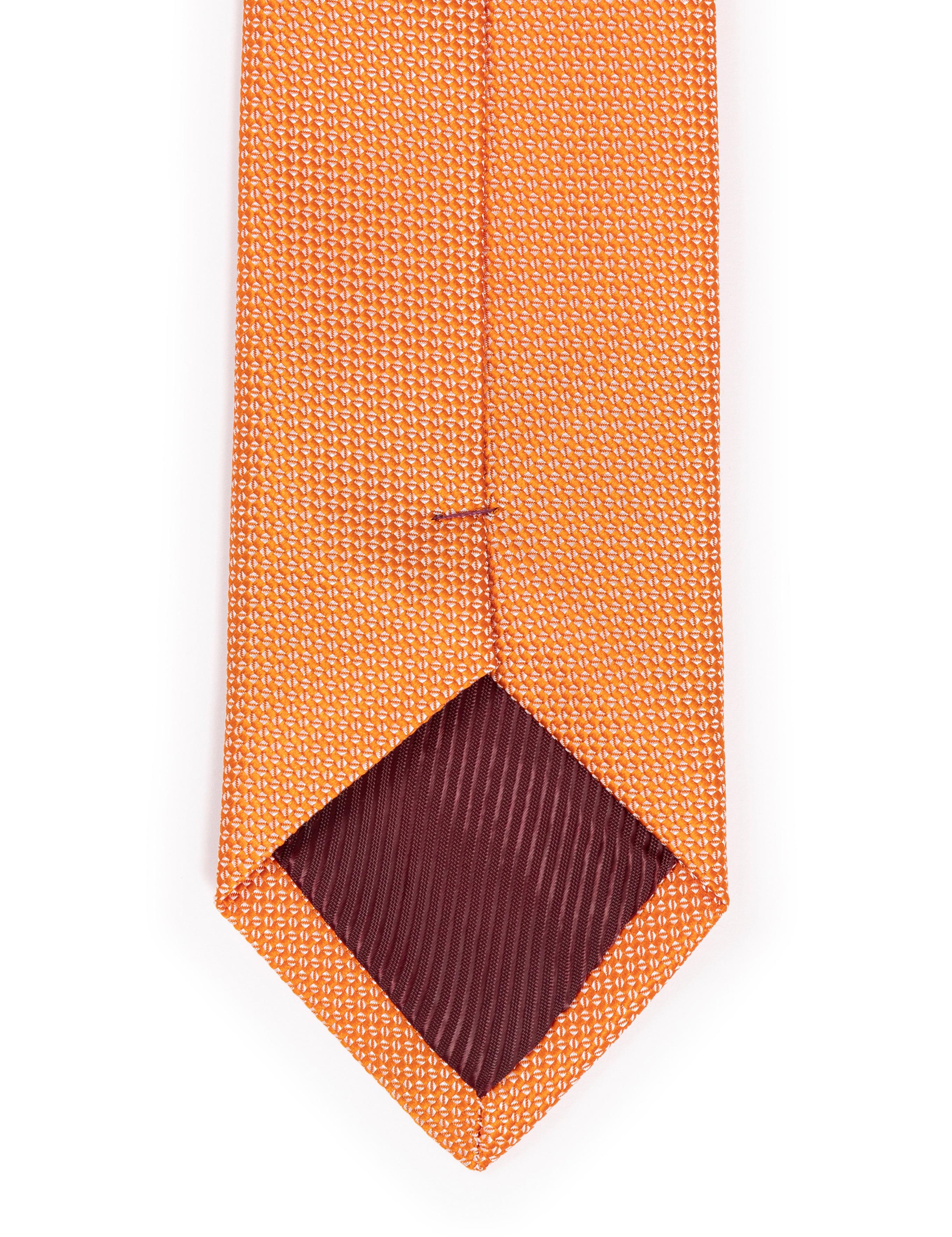 Yavruağzı 3'lü Kravat-Mendil-Kravat İğnesi Set