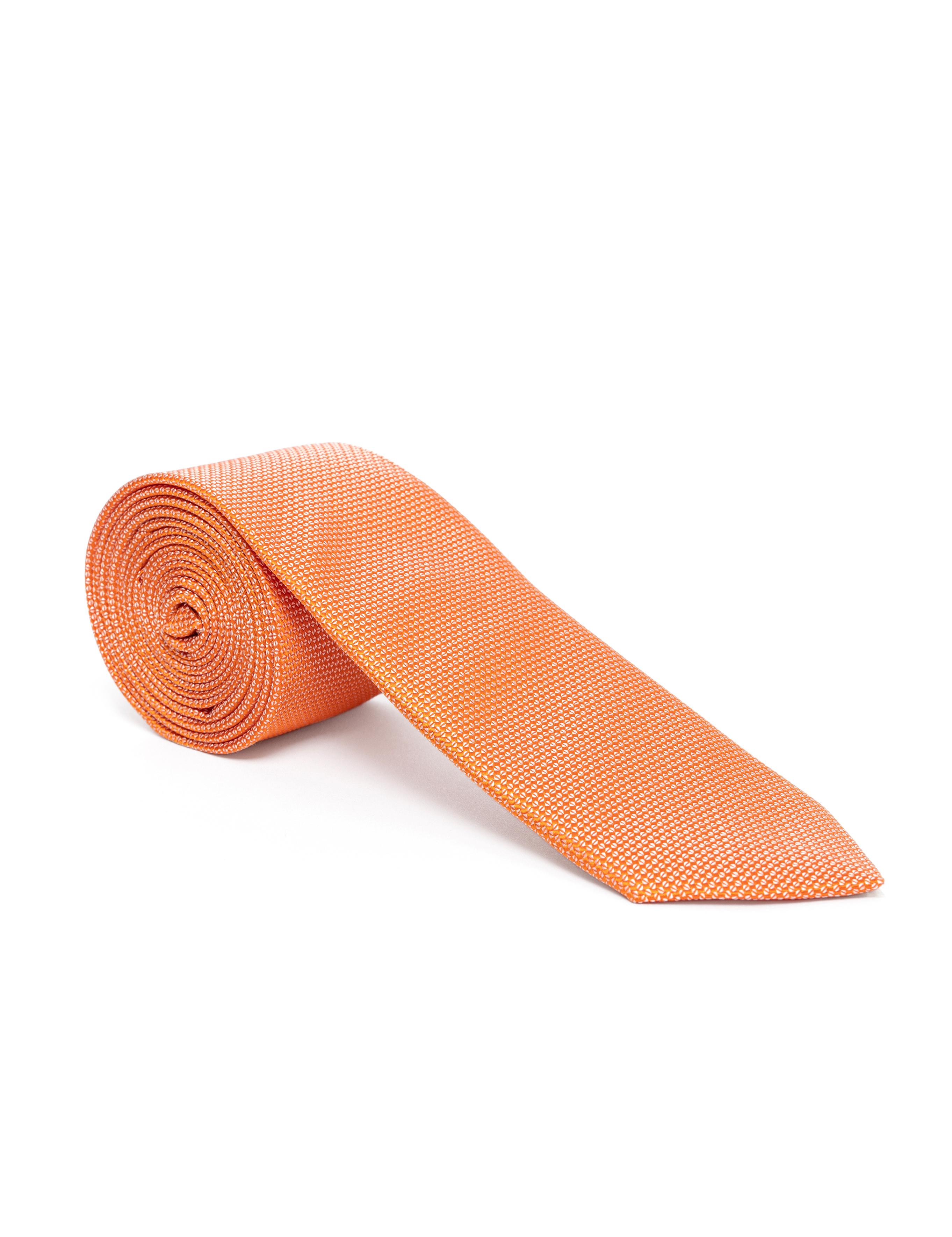 Yavruağzı 3'lü Kravat-Mendil-Kravat İğnesi Set