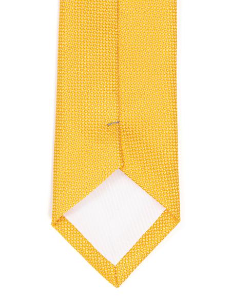 Sarı 3'lü Kravat-Mendil-Kravat İğnesi Set - 50272351005