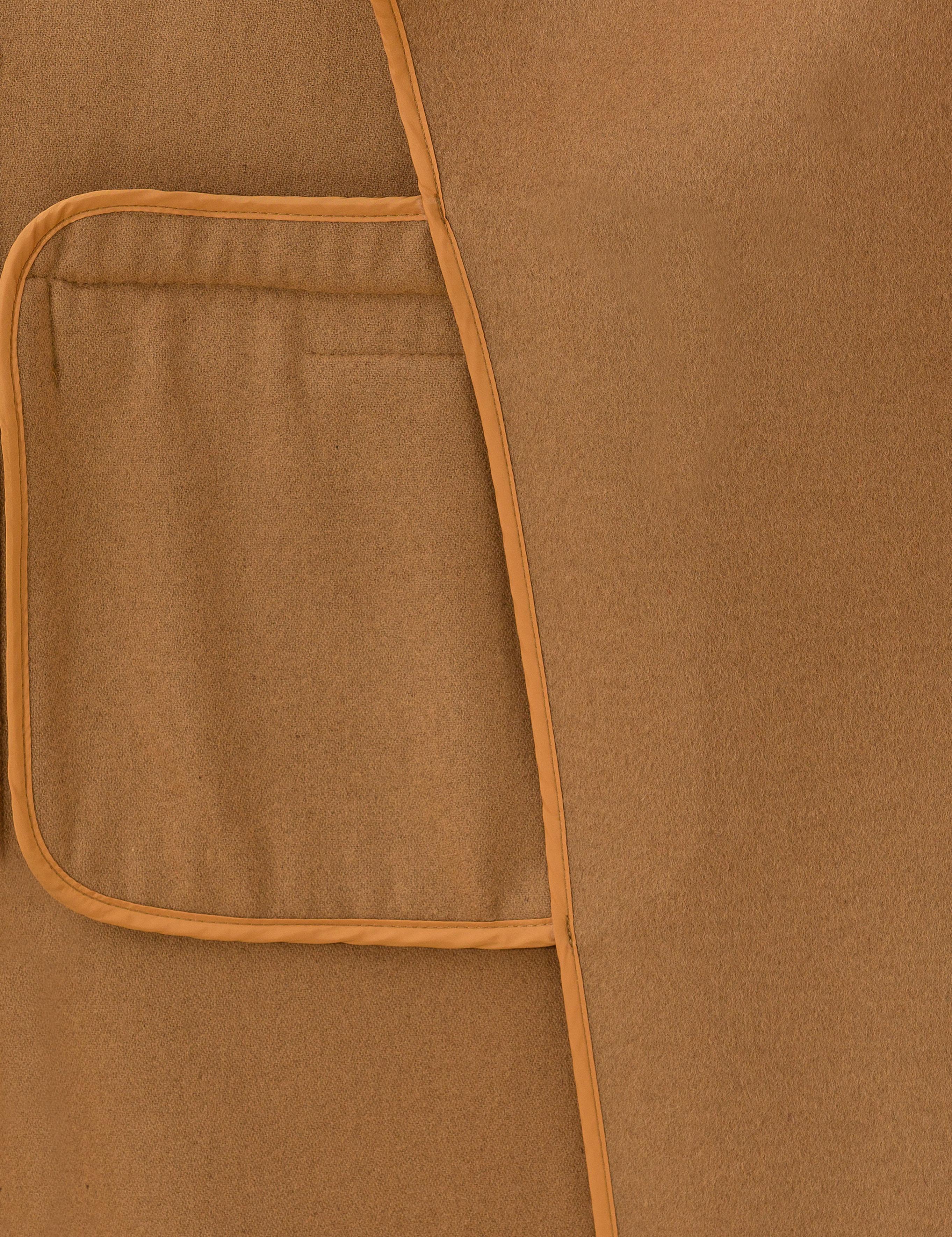 Camel Regular Fit Kaşe Kaban