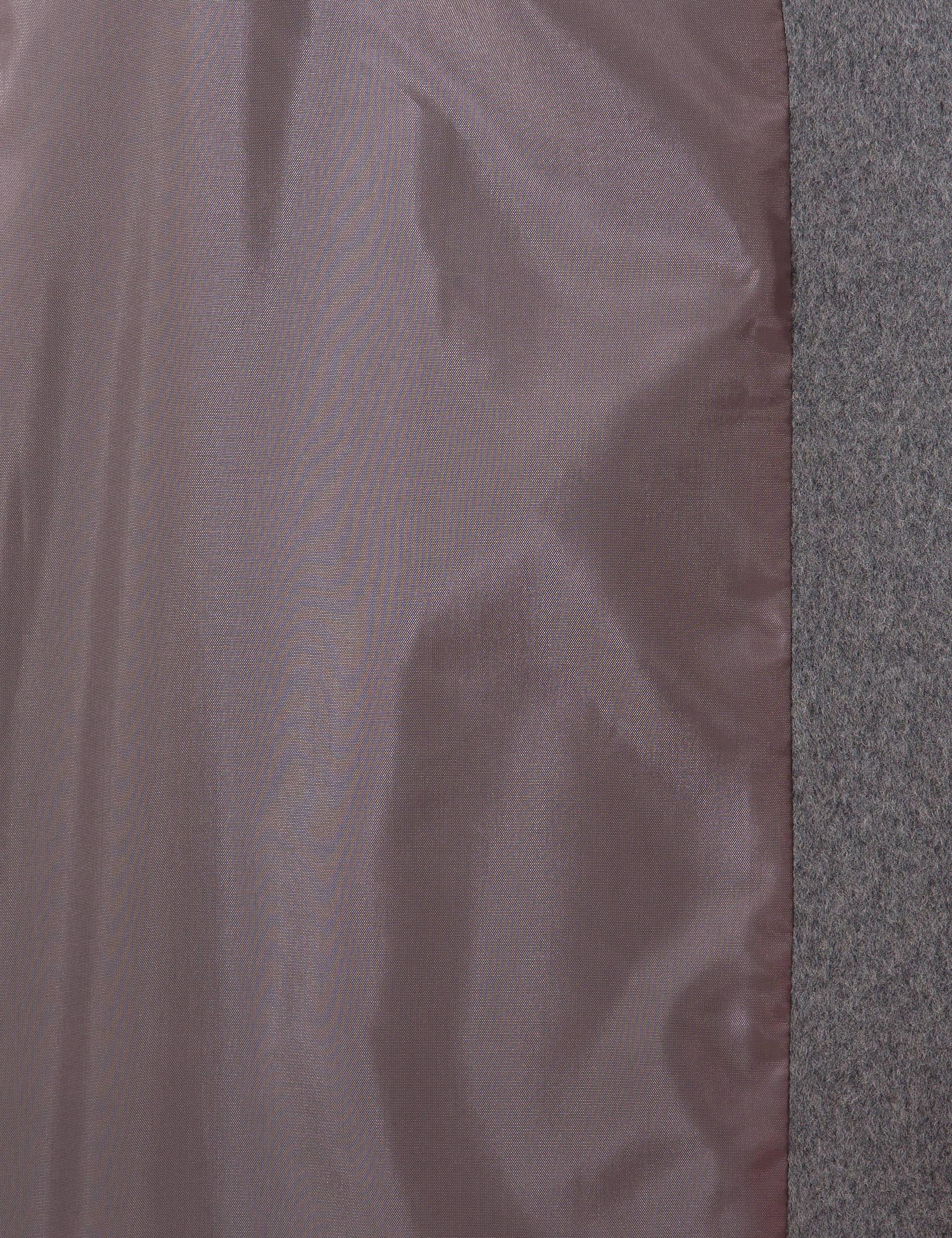 Gri Standart Fit Kaban Kaşe