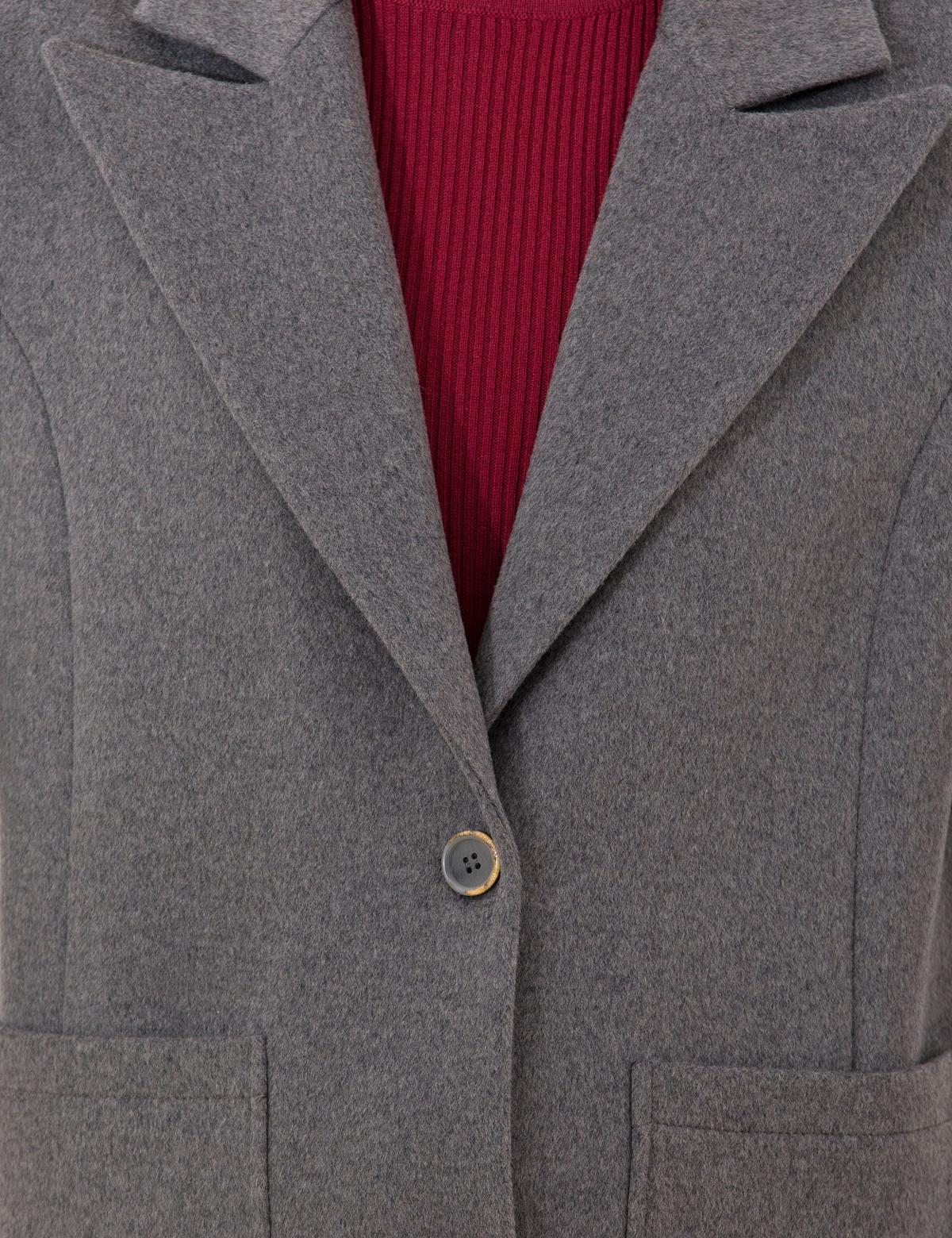 Gri Standart Fit Kaban Kaşe - 50252870037